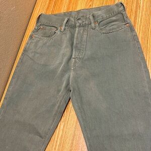 Ralph Lauren RRL Slim Fit Olive Jean, Size 26, Like New!